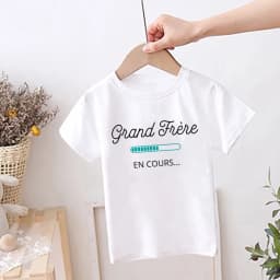 I Will Become A Big Brother Print Boys Shirt Pregnancy Announcement T-shirt Brother Clothes Kids Summer Short Sleeve Tops Tshirt