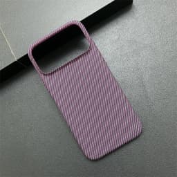 Contrast Clash Color Carbon Fiber Thin Matte Case for iPhone 17 Pro Max 16 15 14 13 12 11 Stripe Pattern Shockproof Bumper Cover