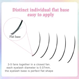 Spikes Wispy Eyelashes Extension A Shape Tapered Flat Base Fluffy Eyelash Mix 8-15mm/16-18mm Matte Cluster Make up Tools