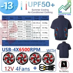 Summer 3 Fans 4 Fans Air Conditioning Cooling Vest Men Women Outdoor Jacket Sun Protection Windbreaker Travel Fishing Sports