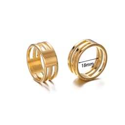 17/18/19mm Stainless Steel Jump Ring Opening Tools Closing Finger Rings Jewelry Tools For DIY Jewelry Making Findings