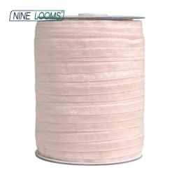 NINE LOOMS Plain Shiny Fold Over Elastics FOE 5/8" 15mm Spandex Band Tape Hair Tie Headband DIY Sewing Trim 50 100 Yard by Spool