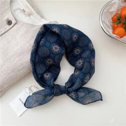 56cm Print Geometric Pattern Headscarf Scarf Square Scarves Kerchief Neckerchief Bandanas Neck Wraps Hair Ribbon Band Headband