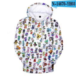Hoodies men Animal Crossing 3D Sweatshirts Women pullover Cartoon Game Harajuku Funny Student's Hooded Spring/Autumn Tops
