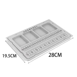 Beading Board Gray Flocked Bead Board Tray Design Craft Bead Tweezers For DIY Bracelet Necklace Jewelry Making Accessories