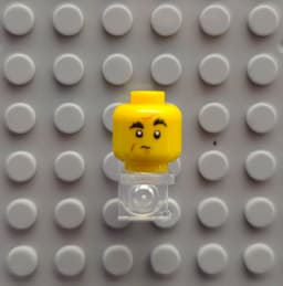 Kury Toys DIY MOC For 3626 1# 1pcs printed parts Single side Building block parts for brick toys