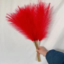 10PCS/Set 55CM Artificial Fluffy Pampas Grass Boho Decor Flower Fake Plant Reed Simulated Wedding Party Christmas Home Decor