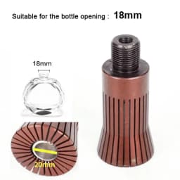 ZONESUN Capping Head for New Perfume Cap Crimping Machine Capper, Metal Cap Press Machine Capping Machine