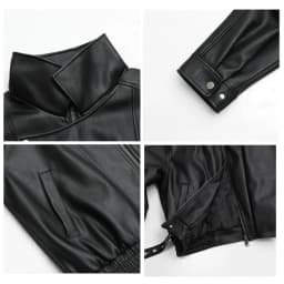 CHIC VEN Women PU Jacket New Loose Retro Motorcycle Faux Leather Quilted Coat Female Overcoat Thick Warm 2025 Spring Autumn Top