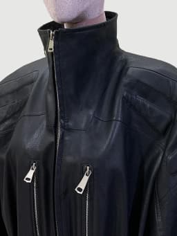 Mauroicardi Spring Autumn Extra Long Cool Black Waterproof Pu Leather Trench Coat for Women Shoulder Pads Zip Up Overcoat 2024