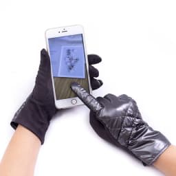 Women Gloves Down Cotton Keep Warm Winter Female Waterproof Thermal Fleece Lined Touch Screen Non-slip Riding Motorbike