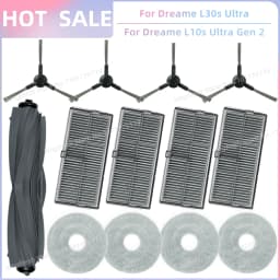Fit For Dreame L10s Ultra Gen 2 / L30s Ultra/ L30 Pro Ultra, Dreame L40 Ultra AE/L40s Ultra CE Parts Brush Filter Mop Bag
