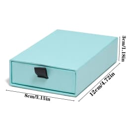 1pcs Kraft Paper Drawer Jewelry Packaging Box Greeting Card Necklace Bracelet Gift Display Case Boxes Cardboard Jewelry Storage