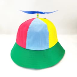 New Custom Logo Parent Child Cotton Helicopter Propeller Bucket Cap Outdoor Unisex Color Matching Sun Protection Fisherman Hat