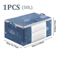 Big Capacity Storage Bag 4/2/1PCS Quilt Clothes Moisture Dust Proof Organizer Duvet Blanket Sorting Bags Luggage Bag