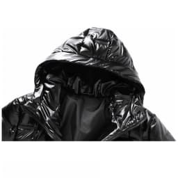 NONEAIR Mens Thick Warm Glossy Black Jackets Outwear Men's Clothings Winter Hooded Parkas Men Windbreaker Fashion Thermal Coats