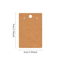 50pcs 6x9cm Self-adhesive Plastic Cello Bag Earrings Display Necklace KeyChain Cards For DIY Making Jewelry Packaging Cardboard