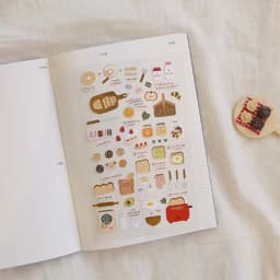 Korean Import Original Suatelier I Like Bread Baking Nylon Decorative Stationery Stickers Scrapbooking DIY Diary Album Stick