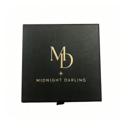 Black Paper Drawer Jewelry Packaging Box With Sponge Velvet Bag Greeting Card for Jewerly Gift Package Dropshipping