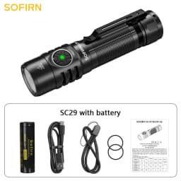 SOFIRN SP40 SC21PRO IF22A H25S SD09L SC29 SC31PRO SC13 SC33 Powerful Rechargeable LED Flashlight EDC Torch Shipping From US