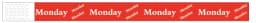 100pcs Count Daily Identification Bracelets Disposiable Tickets Admission Paper Tyvek Wristbands For VIP/ Monday/Saturday