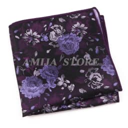 High Grade Handkerchief Man Jacquard Water Ripples Constellation Paisley Christmas's Day Party Pocket Square Handkerchiefs Suit