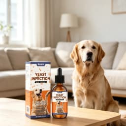 Kriath Dog Supplement Drops Promote Nutrient Absorption Improve Immune Defense Ability Gentle Formula Dog Oral Liquid Supplement