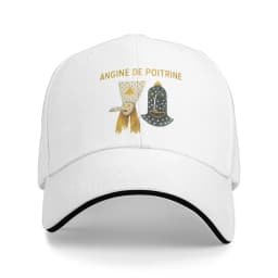 Angine De Poitrine Group Baseball Cap Hip Hop Sandwich Caps Unisex Adjustable Caps Hat Outdoor