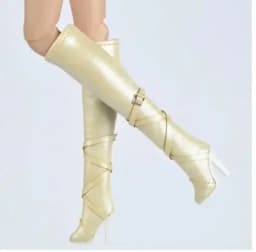 Doll toy Long shoes high quality fit for your FR2 FR6.0 Nuface boots Mirror matte true zipper F6