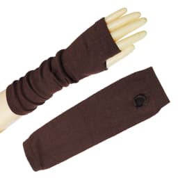 Men Women's Summer Winter Long Knitted Stripe Hip-Hop Emo Gothic Lolita Black Fingerless Gloves Girls Boys Arm Warmers Gloves