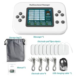 EMS Electric Muscle Stimulator Tens Unit Electrostimulator Pulse Massager Rechargeable Full Body Care Muscle Relax Device
