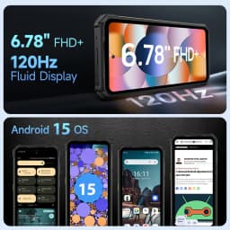 Ulefone Armor 24 Rugged Smartphone Up to 24GB RAM 256GB ROM 22000mAh 66W 64MP Night Camera 6.78"120Hz Android 15 Global Version