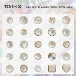 JIANWU Button Series Vintage Button Shaped Landscape Material Collage Scrapbooking Sticker Creative DIY Journal Stationery