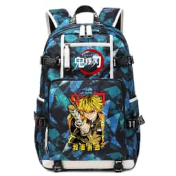 Demon Slayer Anime School Bag Large Capacity Lightweight Student Backpack for Kids Boys Girls Daily Use