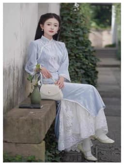 Retro Elastic Lace Half Skirt Slimming Base Layer Spring Summer High Waist A-Line Skirt Casual Style Women's Fashion