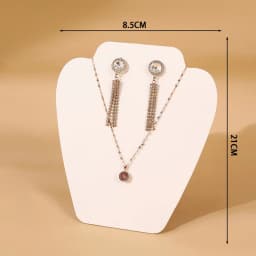 Earrings Necklace Set Display Board Necklace Portrait Model Jewelry Rack Earrings Ear Jewelry Hanger Jewelry Rack
