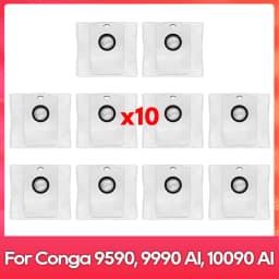 Fit For ( Conga 9590 / 9990 / 10090 AI Spin Revolution Ultra Power Home ) Main Side Brush Filter Mop Dust Bag Part Accessory