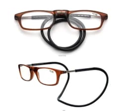 New Folding Neck Hanging Presbyopia Glasses Hd Resin Fashion Magic Magnet Presbyopia Glasses Presbyopic Eyeglasses
