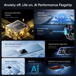 Global Version realme GT 7T 5G Smartphone Dimensity 8400-MAX 6.8'' 120Hz Display 7000mAh 120W SUPERVOOC Charge Camera 50MP