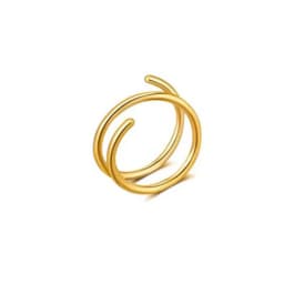 1PC Stainless Steel Double Layers Nose Ring for Single Piercing Women Men Twist Nose Hoop Spiral Nose Ring Earrings Jewelry 20g
