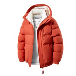 Men Autumn Winter Plus Size Hooded Cotton Coat Men Casual Detachable Hood Parkas Thick Warm Versatile Puffer Jacket Clothing