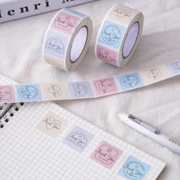 100-500pcs Thank You Sticker Round Scrapbook Envelope Seal Scrapbooking Stickers Festival Birthday Party Gift Decorations Labels