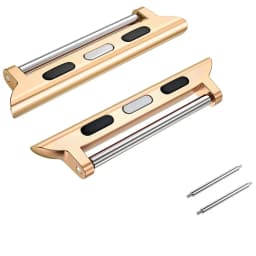 Watchband Connector for Apple Watch Ultra 2 49mm 45mm 44mm 42mm 38mm Adapter for IWatch Ultra Series 9 8 7 6 5 22mm Width Straps