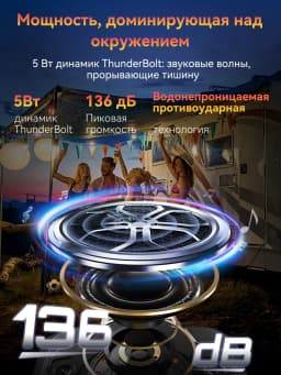 Android 15 Смартфон Cubot King Kong Power 5, 6.88" 120Hz Screen, 15300mAh Battery, 16GB RAM (6+10) 128GB ROM,MTK G100 5W Speaker
