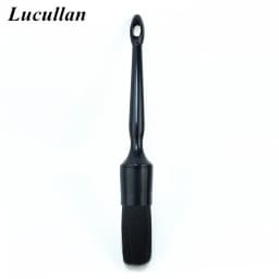 Lucullan Soft Car Detailing Brush Set Wet & Dry Use For Interior Leather Dashboard Air Vent Wheel