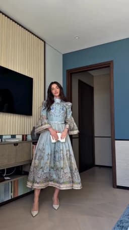 Printed Women's Maxi Dresses O-neck Big Swing Oversized Dress Irregular Hem Dresses Bohemian Female Robes Loose Partywear New