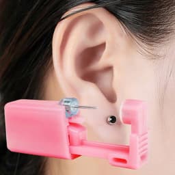 1Pc Tool Disposable Sterile Ear Piercing Kit, Cartilage Tragus Helix Piercing Gun No Pain Piercer Tool Machine Set Stud Jewelry
