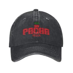 Preppy Cherry PACHA IBIZA Baseball Cap Unisex Washed Cotton Denim Hats Outdoor Travel Sun Protecter Cap Snapback Hat All Season