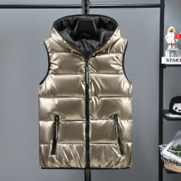 Men Vest Windproof Vest Men Jacket Sleeveless Vest 2026 winter Jacket Casual Coat Men down Cotton Warm thicken Waistcoat gilet