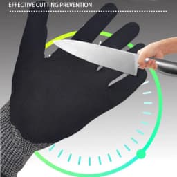 New TPR Mechanical Anti-Impact Gloves CE Certified Level 5 Cut Puncture Resistant for Oil Mining Construction and Heavy Industry